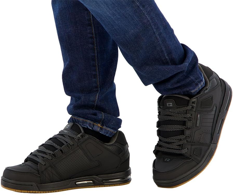 Globe Men's Sabre Skate Shoe, Dark Shadow/Phantom, 7.5