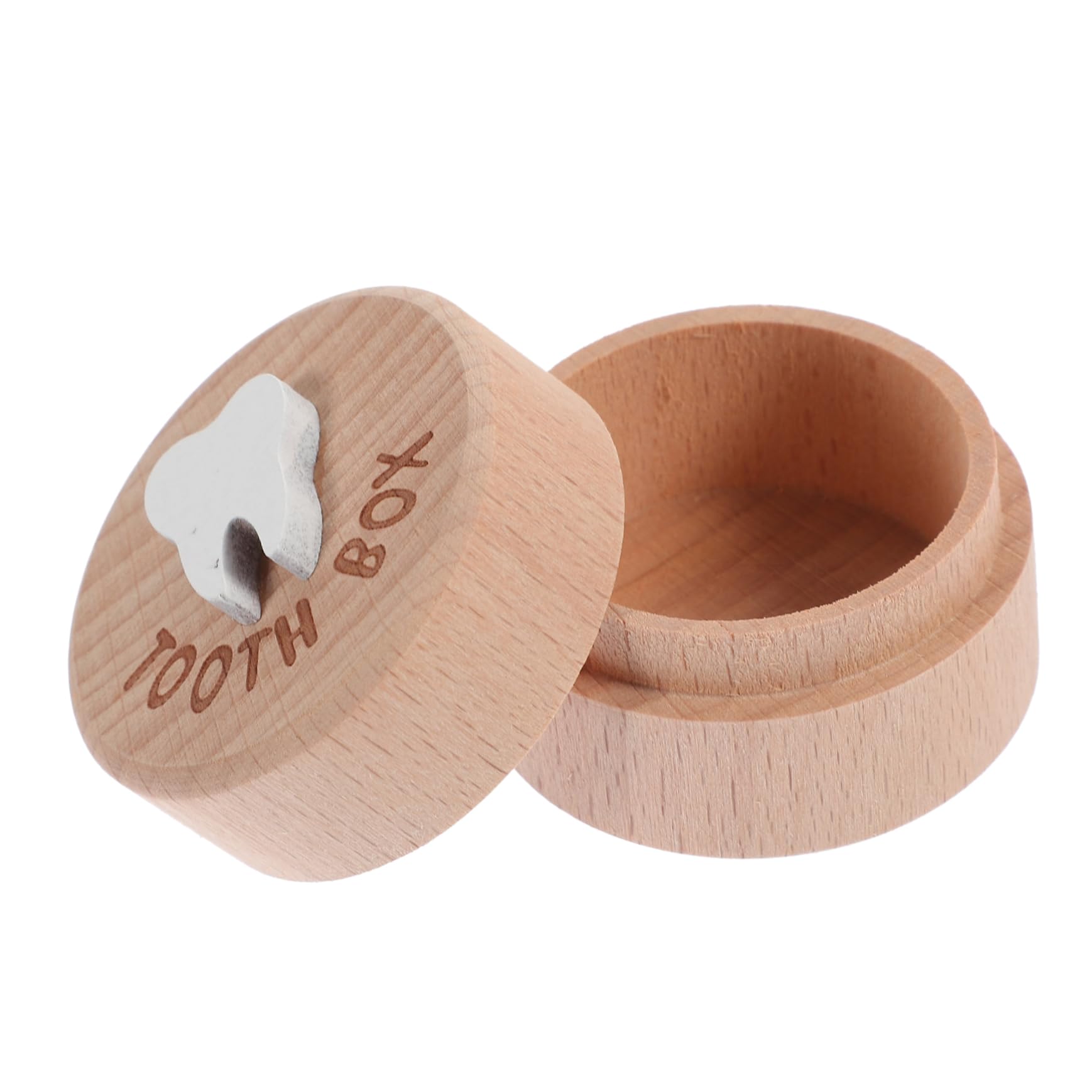 PRETYZOOM Baby Tooth Holder Small Trinket Box for Baby Teeth Sturdy Construction