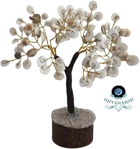 DHYANARSH Gomti Chakra Tree Reiki Curación para Enery Positivo - Decoración del Hogar - Metafísico