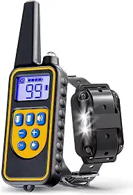 Colar Coleira Treinamento para Pet controle remoto impermeável recarregável eletrônico