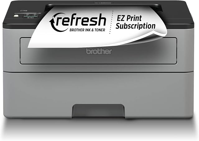 Brother Compact Monochrome Laser Printer, HL-L2350DW, Wireless Printing, Duplex Two-Sided Printing, Amazon Dash Replenishment Enabled