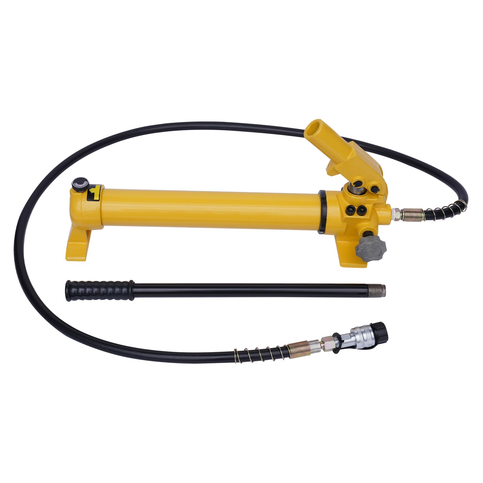 CP-700 Pompe Hydraulique Manuelle, Pompe à Main Hydraulique, avec Tuyau de 1,8m, Haute Pression 70 MPa, Teneur en Huile 700cc, pour Utilisation avec Des Variétés d'Outils Hydrauliques