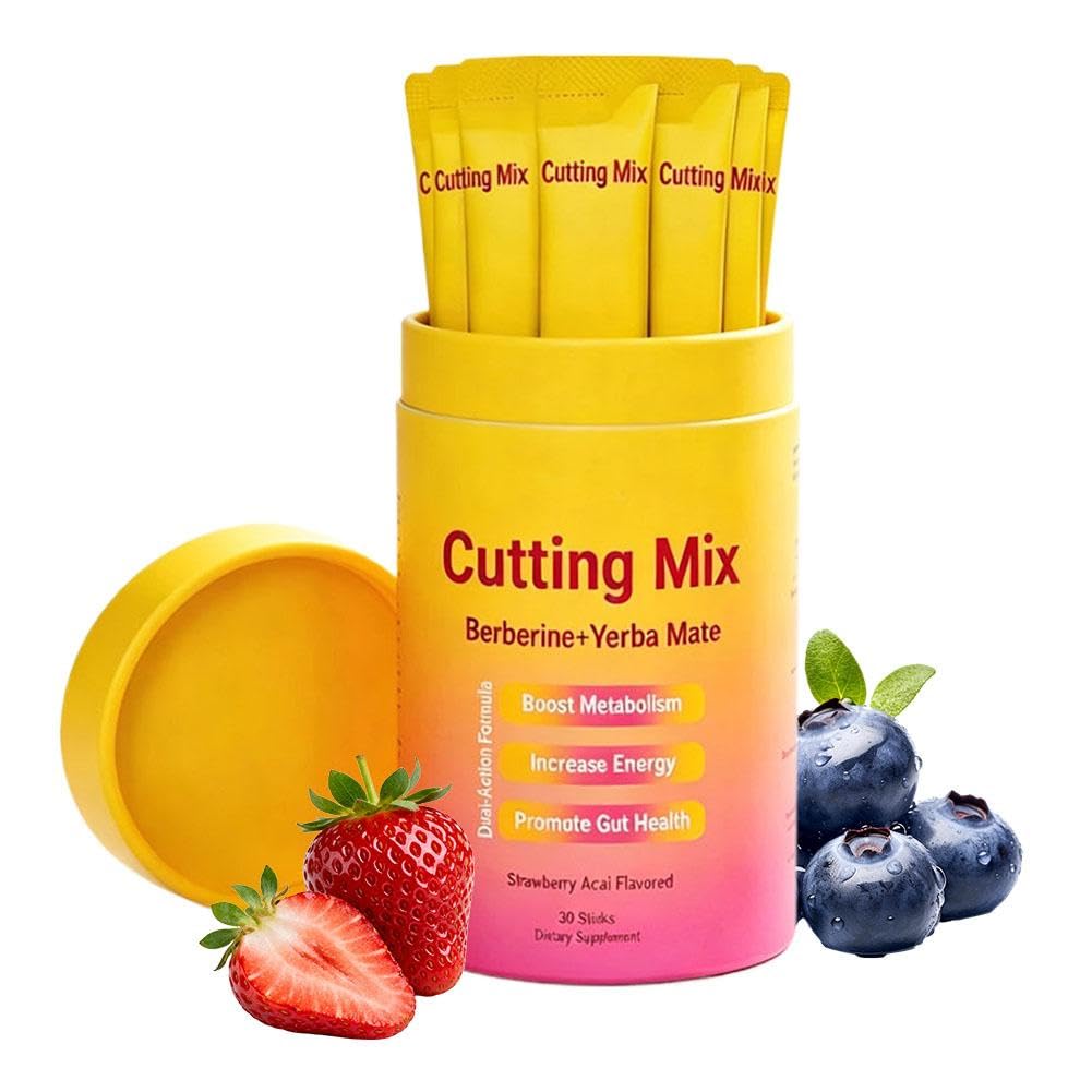 Mezcla de bebida de corte doble acción antojo y metabolismo vegano apoya la saciedad Aç & Health Gut Signaling energía de fresa