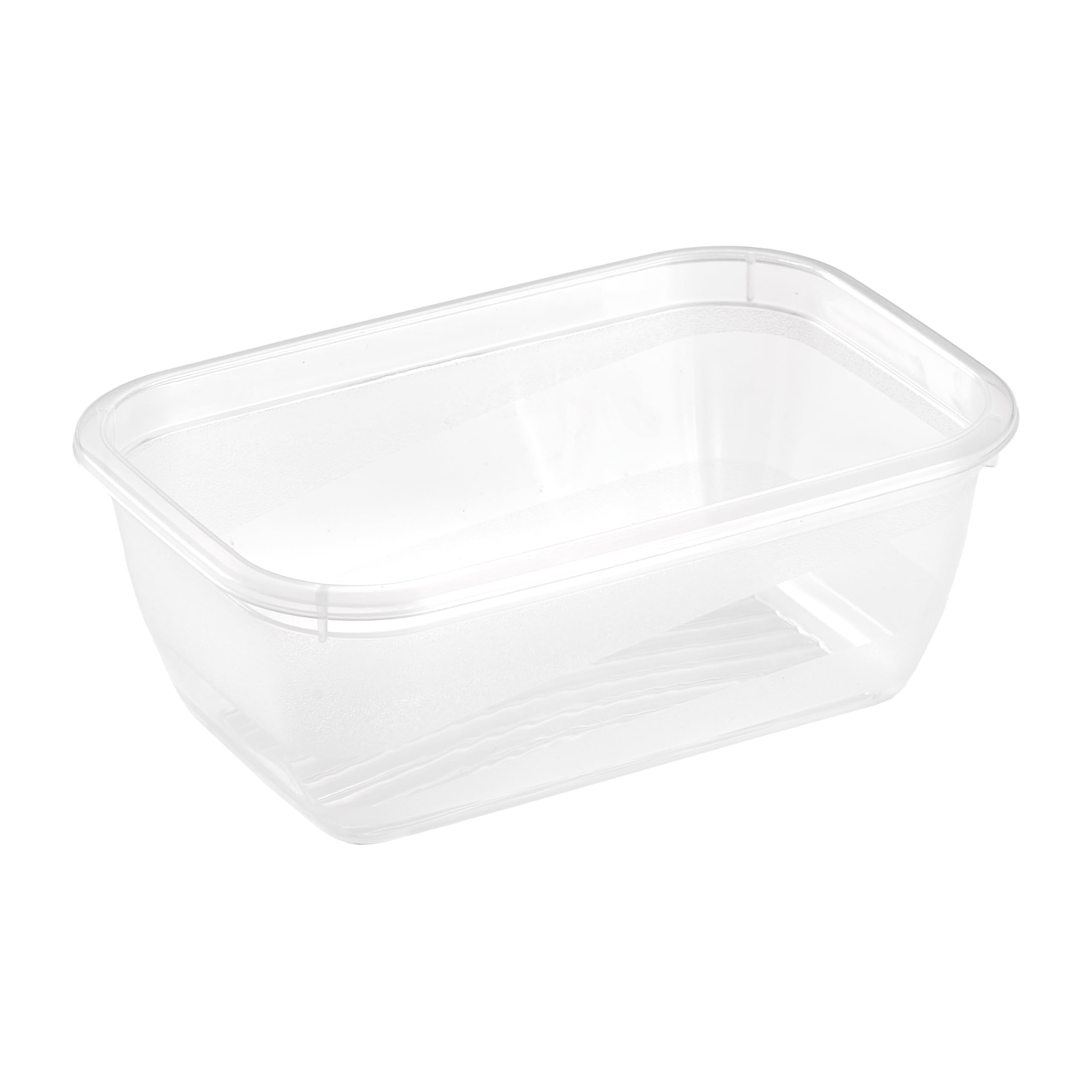 keeeper Fredo Set de 5 cajas con tapa para alimentos, 5 x 0,5 L, Gris cristal (Transparente) (Paquete de 6)