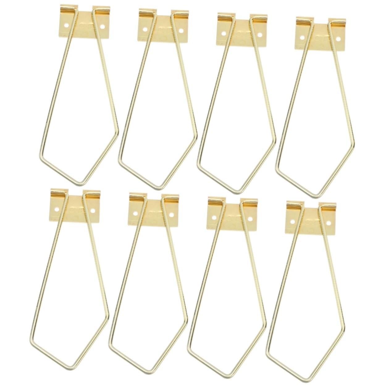 OSALADI 2sets Imitation Gold Photo Frame Bracket Simple Installation Frame Holder Practical Stand Support for Pictures for and Home Decor 4pcs*2