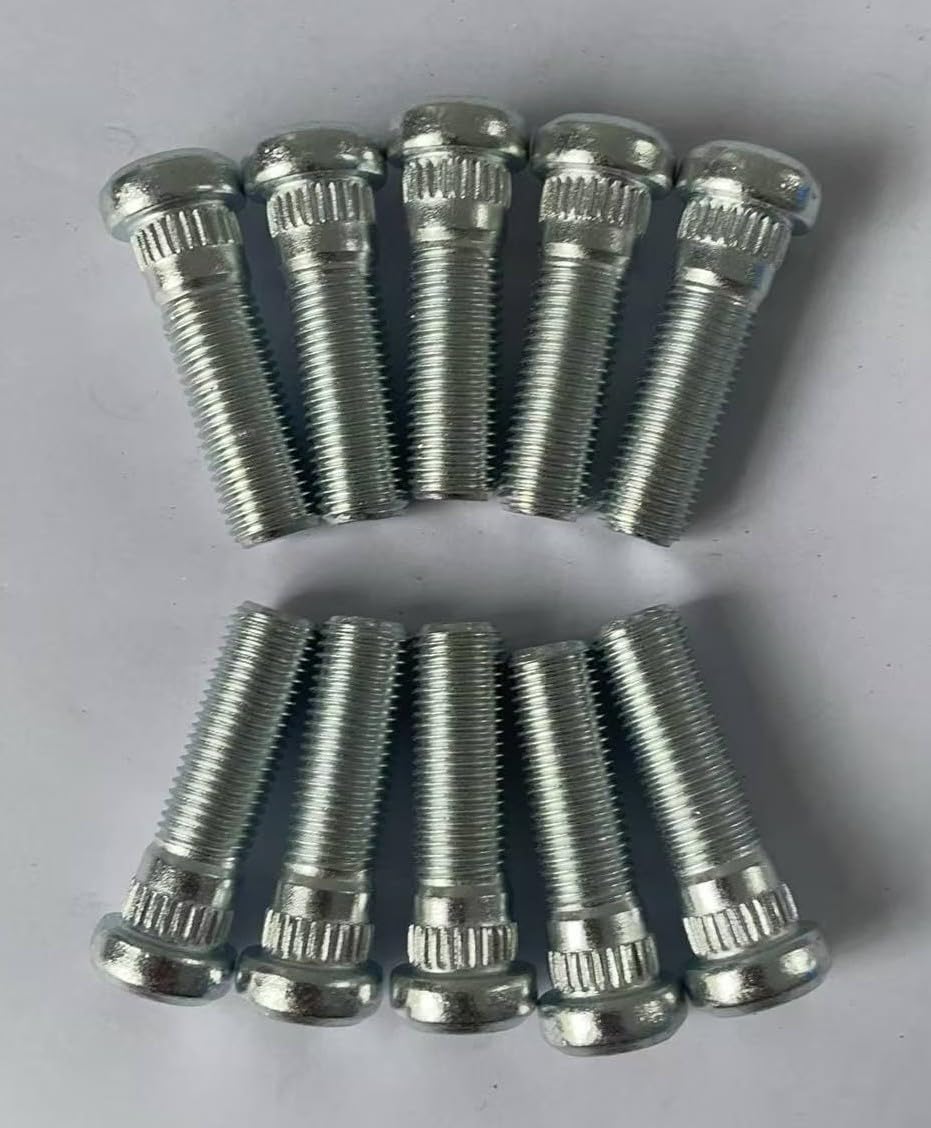 Photo 1 of 10PCS Wheel Stud Bolts 7/16-20 Thread .472 in. Knurl 610-186 Replacement for Select Chevrolet, GMC, Plymouth, Pontiac, Oldsmobile, Buick, Jeep Dodge Dart