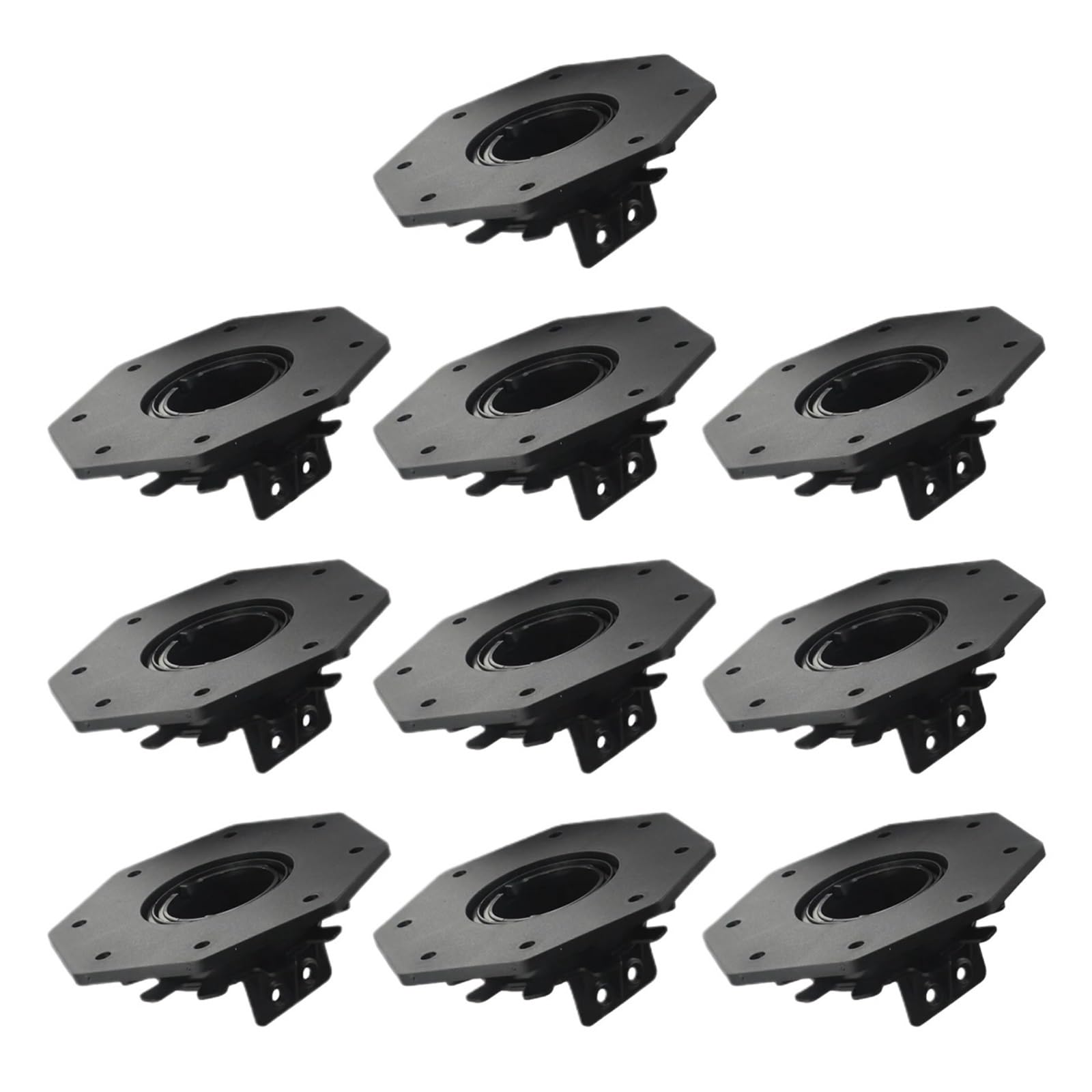 Terrassenständer, Decking Pedestal Riser Bearing Support 5/10 Pcs 18-60mm Black(10pcs 18-30mm)