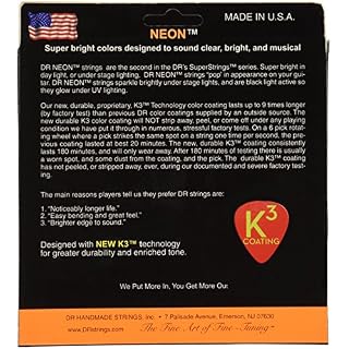DR String NOB-45 Neon Orange Jeu de cordes pour guitare basse – Image 2
