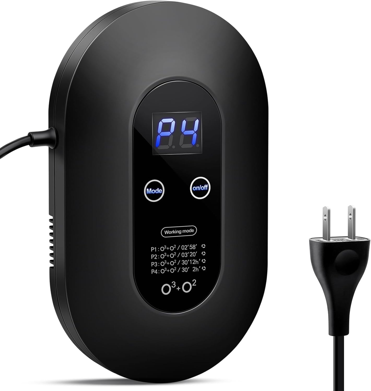 Ozone Odor Eliminator for Strong Odor 99% Cat Litter Deodorizer Dog Poof Odor Removal Air Ionizers Home Plug-in Air Purifier for Bedroom, Toilet, Kitchen, Pets, Smoke, Shoe, Formaldehyde Air Freshener