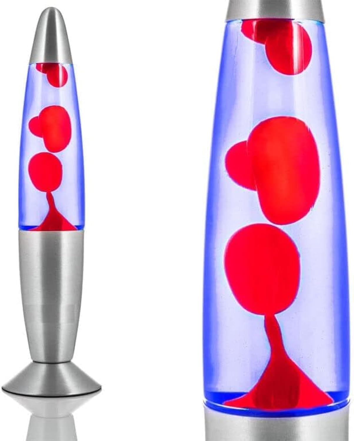 showkahMotion Lava Lamp – Unique Volcano-Inspired Table Lamp with Colorful Wax Liquid, Desktop Night Light for Bedroom, Living Room, or Office – Random Color