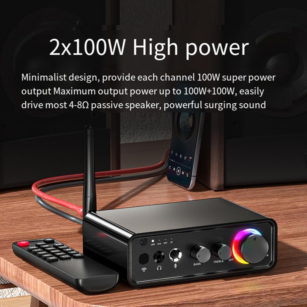 Trasmettitore Ricevitore Audio Bluetooth 5.3 per TV Stereo Domestica, Adattatore Audio HiFi Wireless Bluetooth A Bassa Latenza