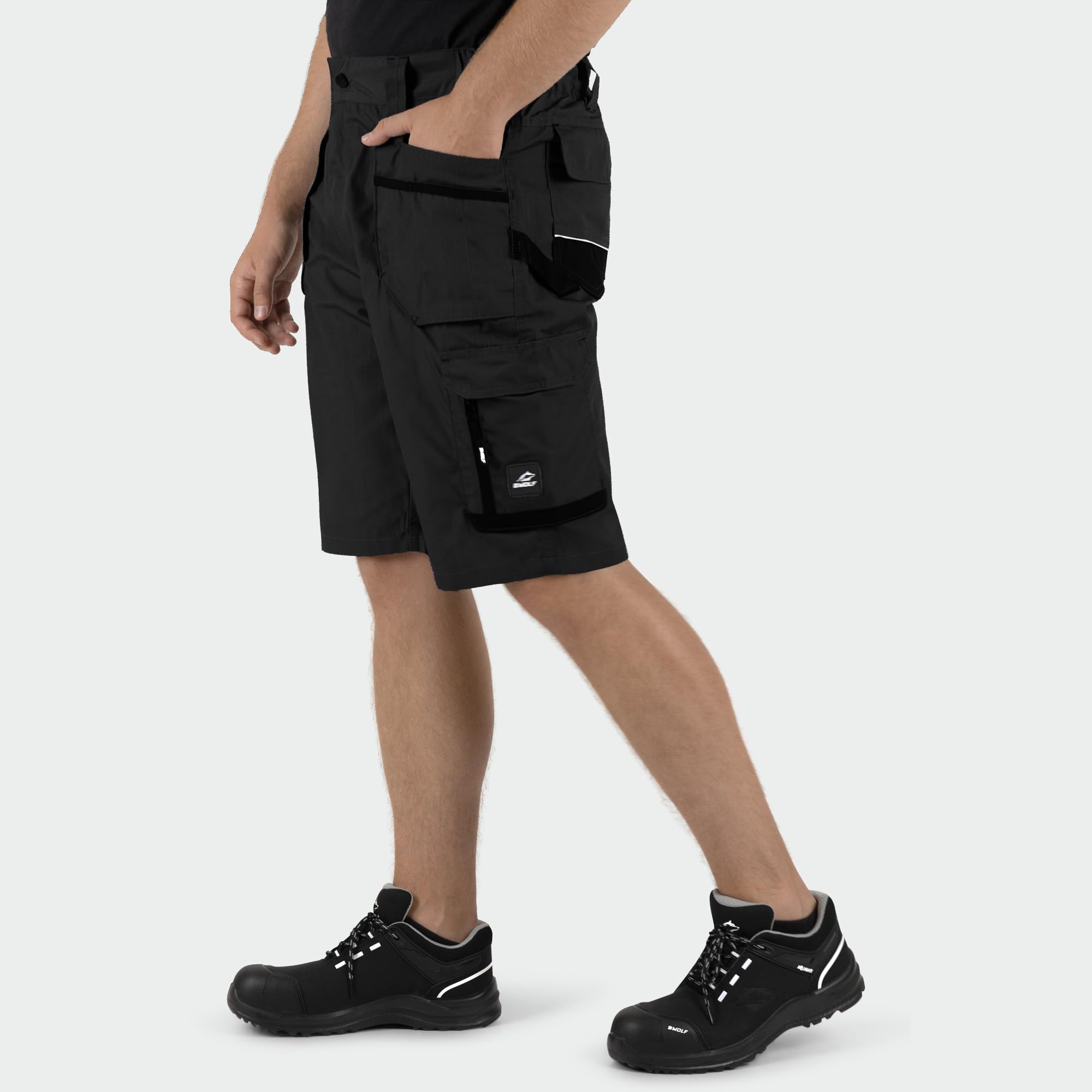 BWOLF Pantalones de trabajo Ripstop hombre con muchos bolsillos