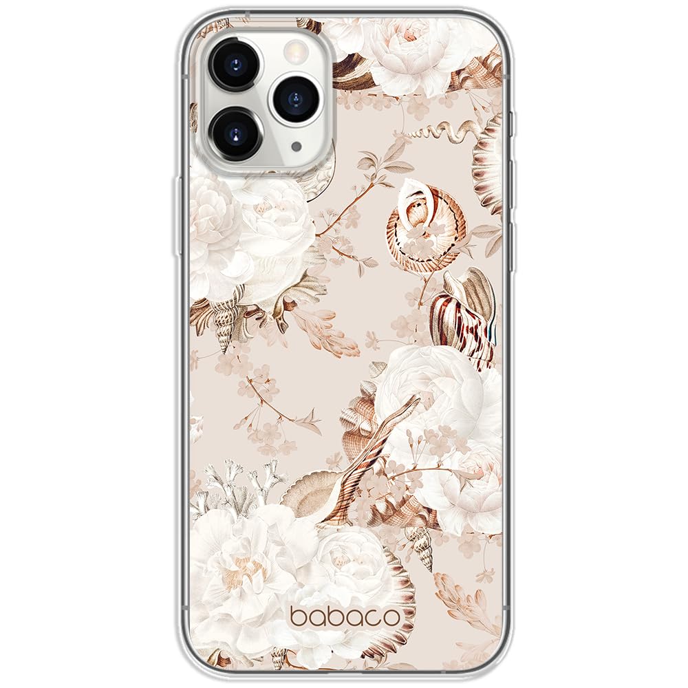 Babaco ERT GROUP mobile phone case for Iphone 11 PRO MAX original and officially Licensed pattern Flowers 045 optimally adapted to the shape of the mobile phone, case made of TPU