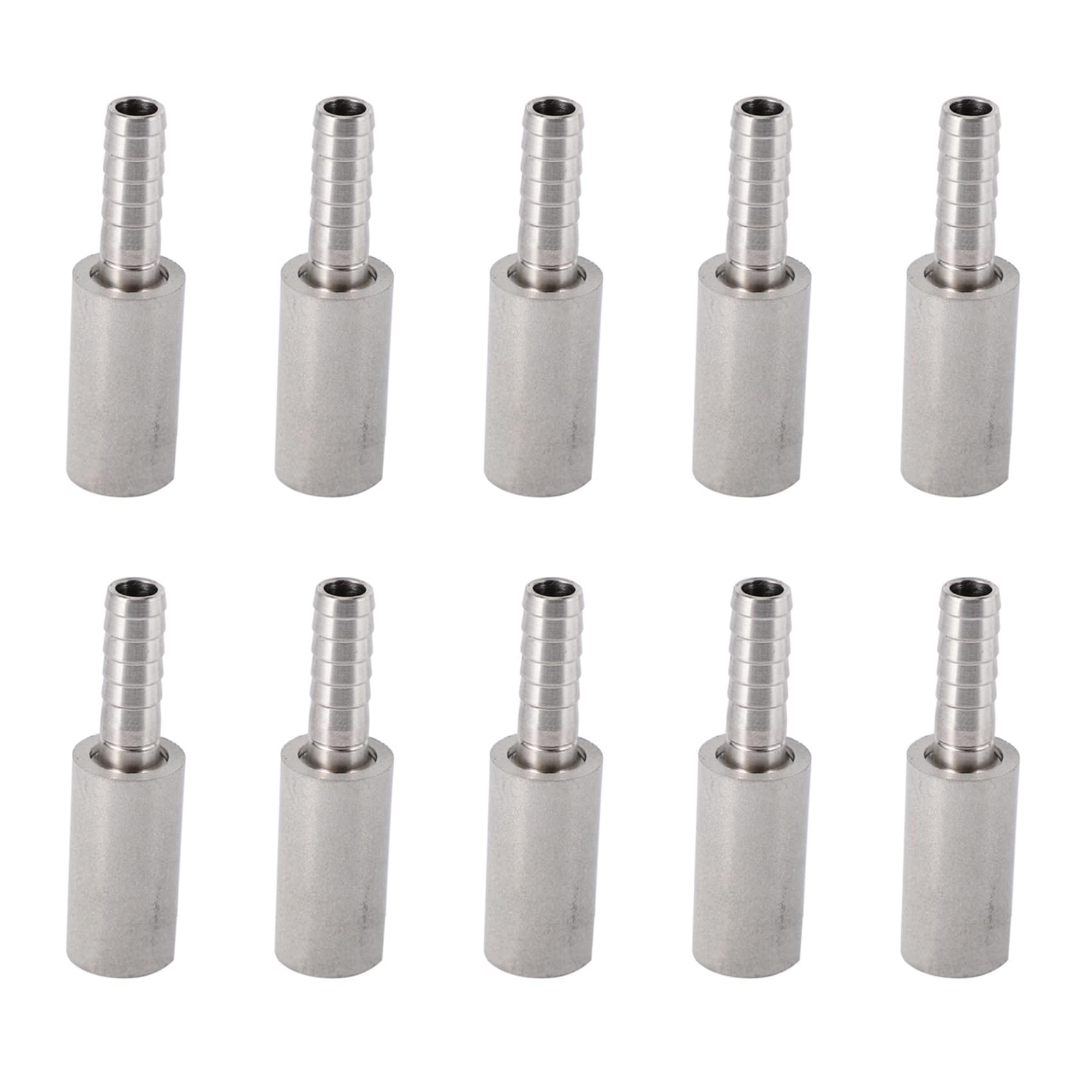Hndhbfgrt 10X 0.5 Diffusion Stone Steel Beer Carbonation Aeration for Kegged Beer Wine Tools Bar Accessories