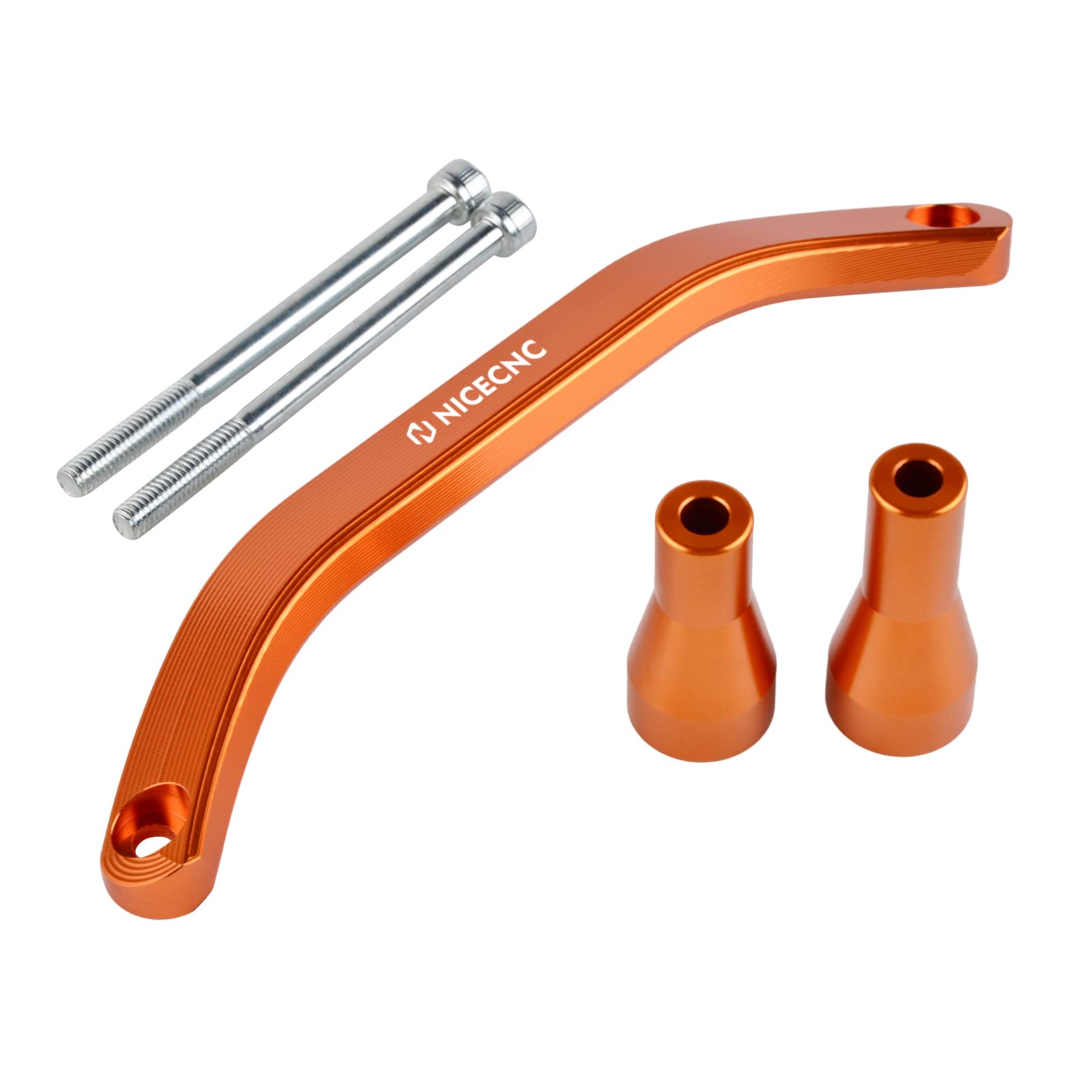 NICECNCOrange Billet Rear Grab Handle Bar Compatible with KTM 125-450 XC/XCF/SX/SXF 2019-2022, 150-500 XCW/XCW TPI/EXC TPI/EXC TPI SIX Days/EXC-F/EXC-F SIX Days 2020-2023, See Fitment