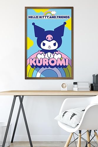 Vista 67 de Trends International Hello Kitty and Friends - Póster de pared Kuromi, 22.37 x 34.00 pulgadas, versión premium sin marco