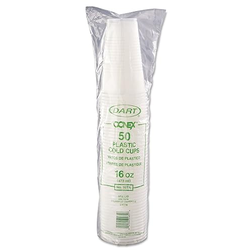 Miniatura 2 de Dart Y16T Conex Galaxy - Vasos fríos de plástico de poliestireno, 16 onzas, 50 fundas (caja de 20 bolsas)