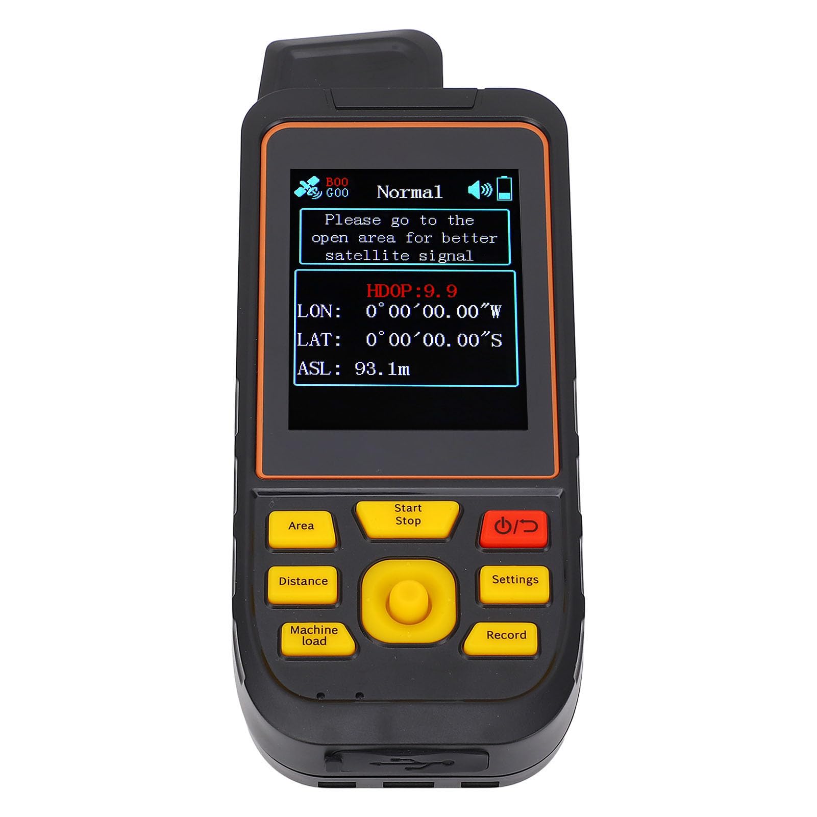 SUNGOOYUE Equipo de Topografía Terrestre GPS, Herramienta de Medición Precisa del área Terrestre de las Montañas de Tierras Agrícolas, Pantalla de 2,8 Pulgadas, Chip Receptor GNSS, Portátil para