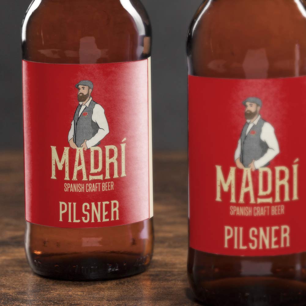 Madrí - Cerveza de Estilo Pilsner, 24 x 330 ml