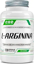 L-arginina 100% Pura 120 Cápsulas 500mg - FNB