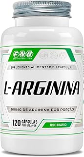 L-arginina 100% Pura 120 Cápsulas 500mg - FNB