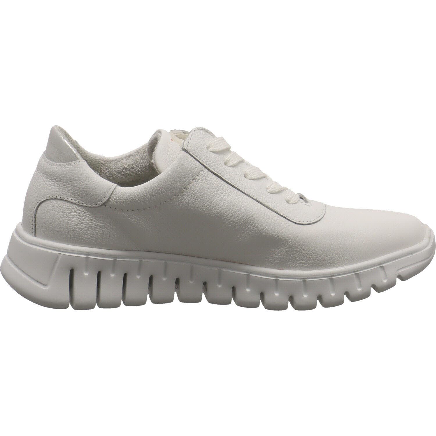 Waldläufer H-Birdy Damen Sneaker Low Leder weiß