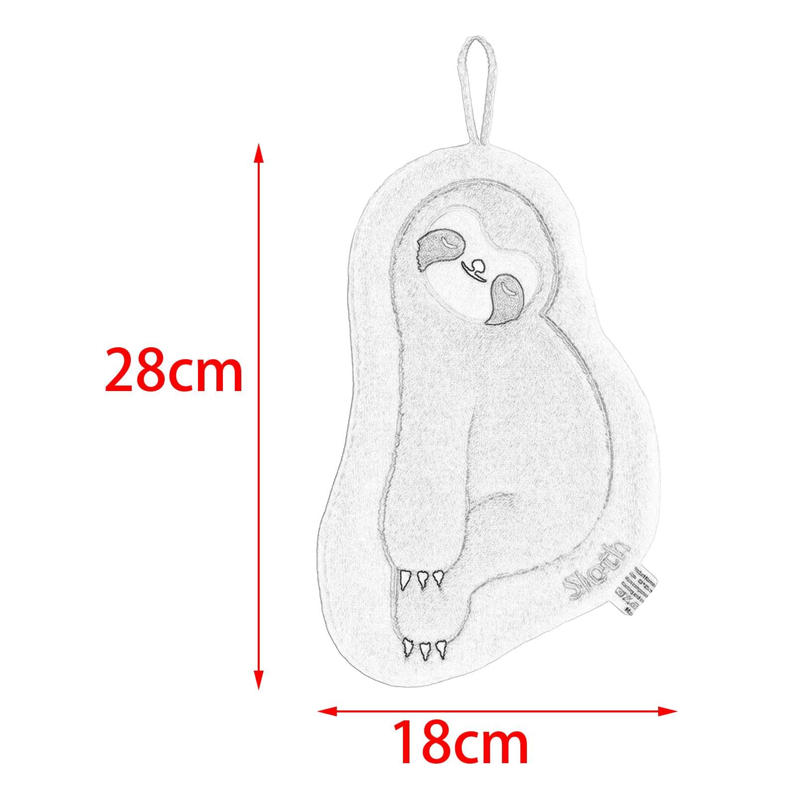 5 Toallas con Diseño de Animales, Toallas Colgantes, Toallas de Microfibra, Toallas de Felpa Suaves Y Absorbentes, Aptas para Niños, Baño Y Cocina.