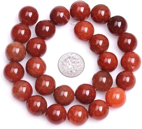 Miniatura 5 de JOE Foreman - Cuentas de ágata roja (0.472in, 15 pulgadas)