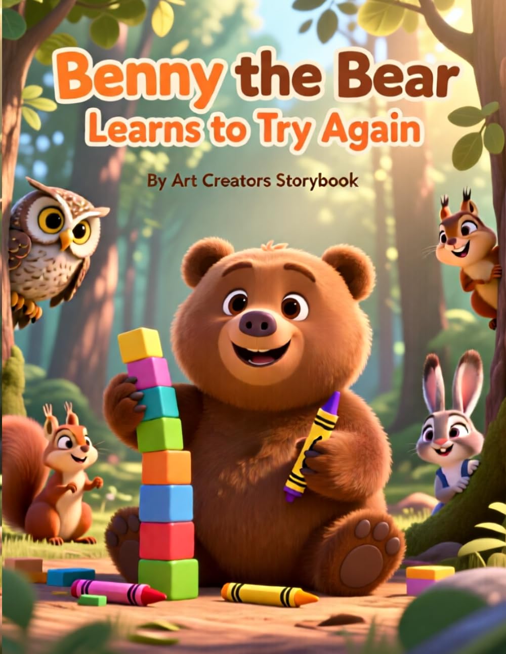 Benny the Bear Learns to Try Again: A Gentle Picture Book About Mistakes, Perseverance, and Growth Mindset for Kids Ages 4–8 (Benny the Bear Social-Emotional Learning Series)