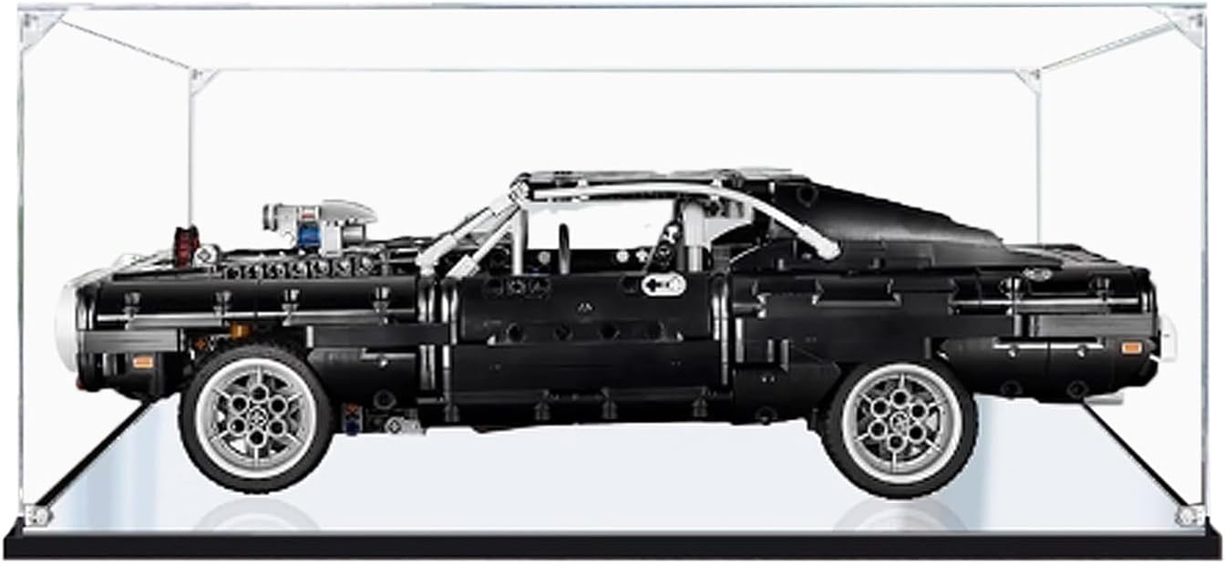Acrylic Clear Display Box, Compatible with Lego 42111 Model Cars Kit, Organizer、 Dust Box、 Storage Box (Box Only) (mirrors-3mm)