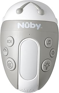 Nuby Jitterbug Pram Rocker - 3 Vibration Levels | 20 Soothing Sounds | Cry Sensor | Universal Fit
