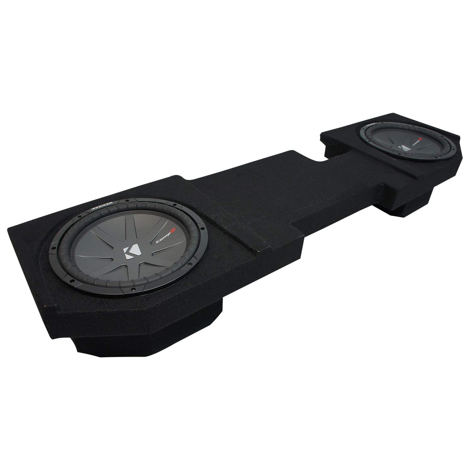 American Sound Connection ASC DTB2X12-QUAD-UP Compatible with Dodge Ram 2002-2018 Quad or Crew Truck Dual 12