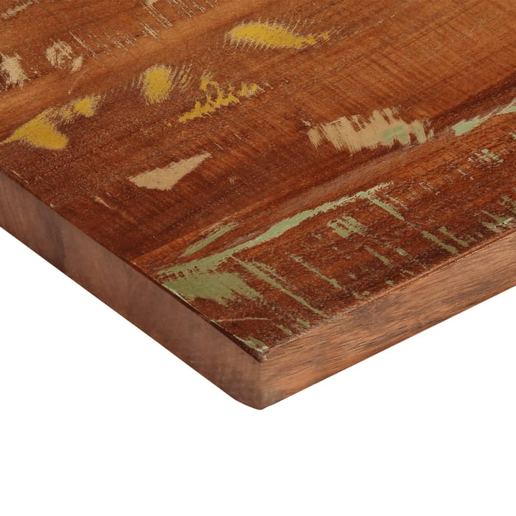 Générique Rechteckige Tischplatte, 110 x 30 x 3,8 cm, aus Massivholz, rustikale Ersatzplatte, glatte Oberfläche, leicht zu reinigen mit einem feuchten Tuch, Stück