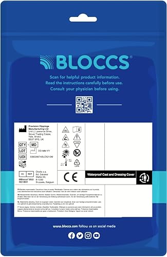 Miniatura 8 de BLOCCS Rodillera 100 % impermeable, para natación, ducha y baño. Protección impermeable para apósitos y vendajes - #AKP87-S - Protector de rodilla