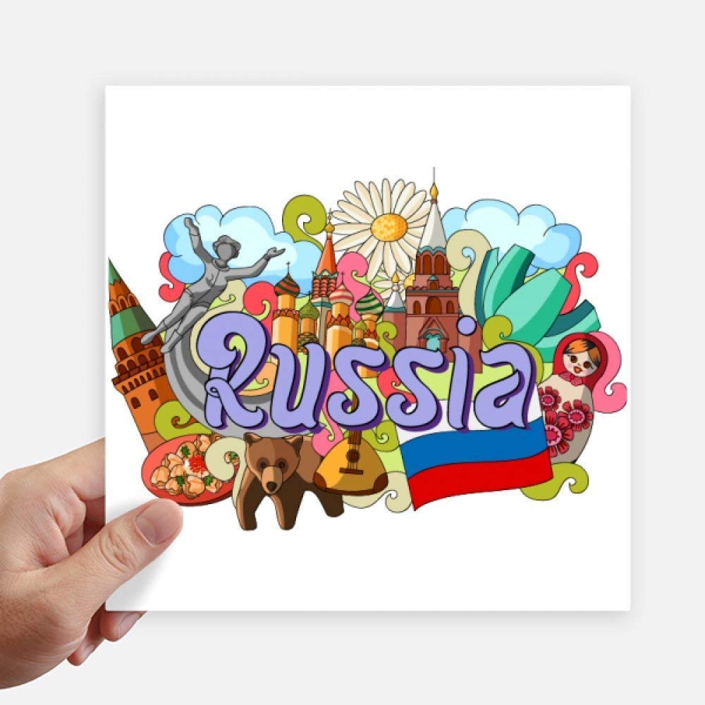 Sticker Russie 20cm pour personnaliser vos valises de voyage