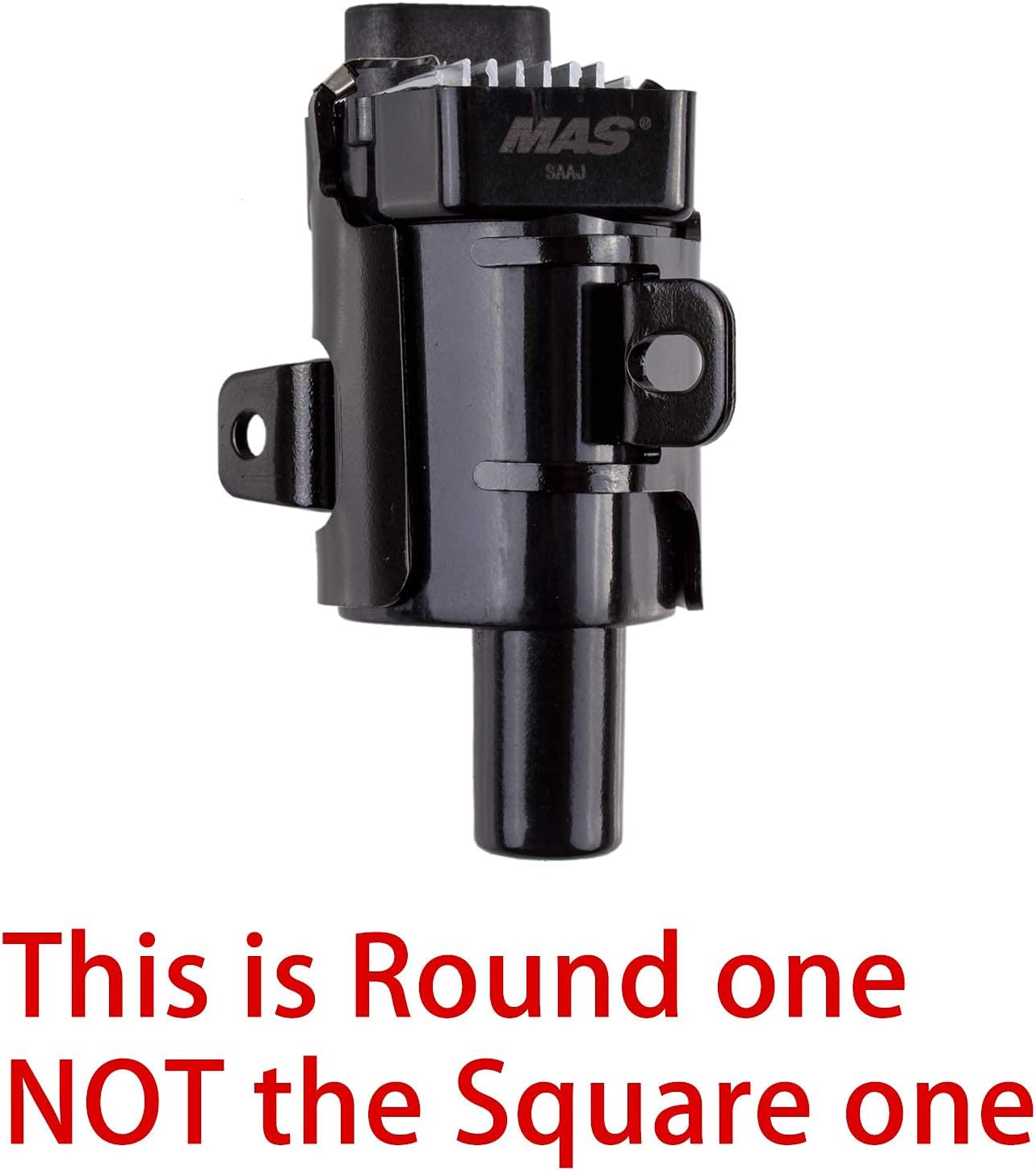 MAS Set of 8 Round Ignition Coils Pack Compatible with Chevy GMC Silverado 1500 2500 Tahoe Suburban Express Sierra Savana Yukon XL Escalade V8 Replacement For D585 C1251 19005218 UF262