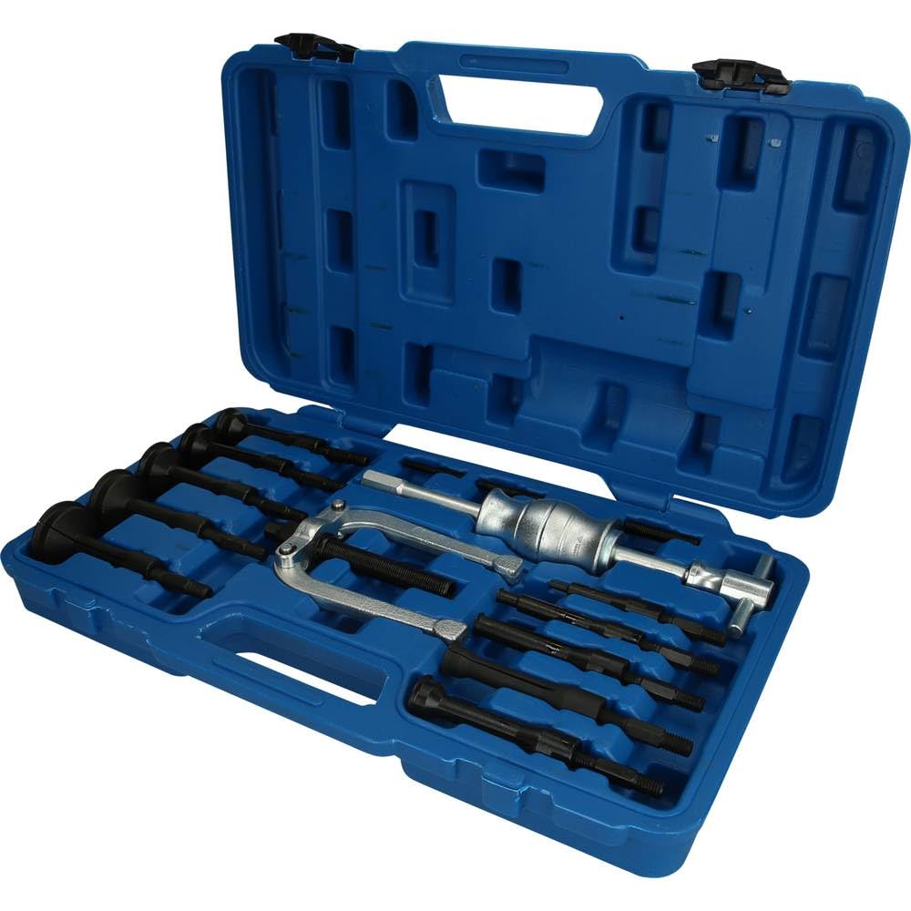 BRILLIANT TOOLS BT631150 Kit estrattore cuscinetto interno foro di base, 16 pz [Powered by KS TOOLS]