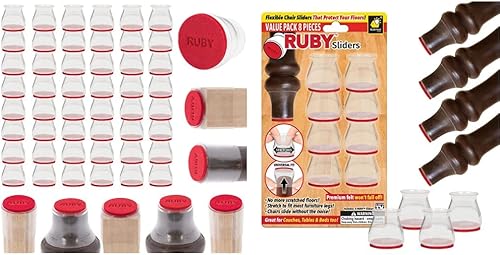 Deslizadores Ruby como se ve en la televisión por BulbHead  Red Means Are Authentic, paquete de 48 y deslizadores Ruby como se ve en la televisión