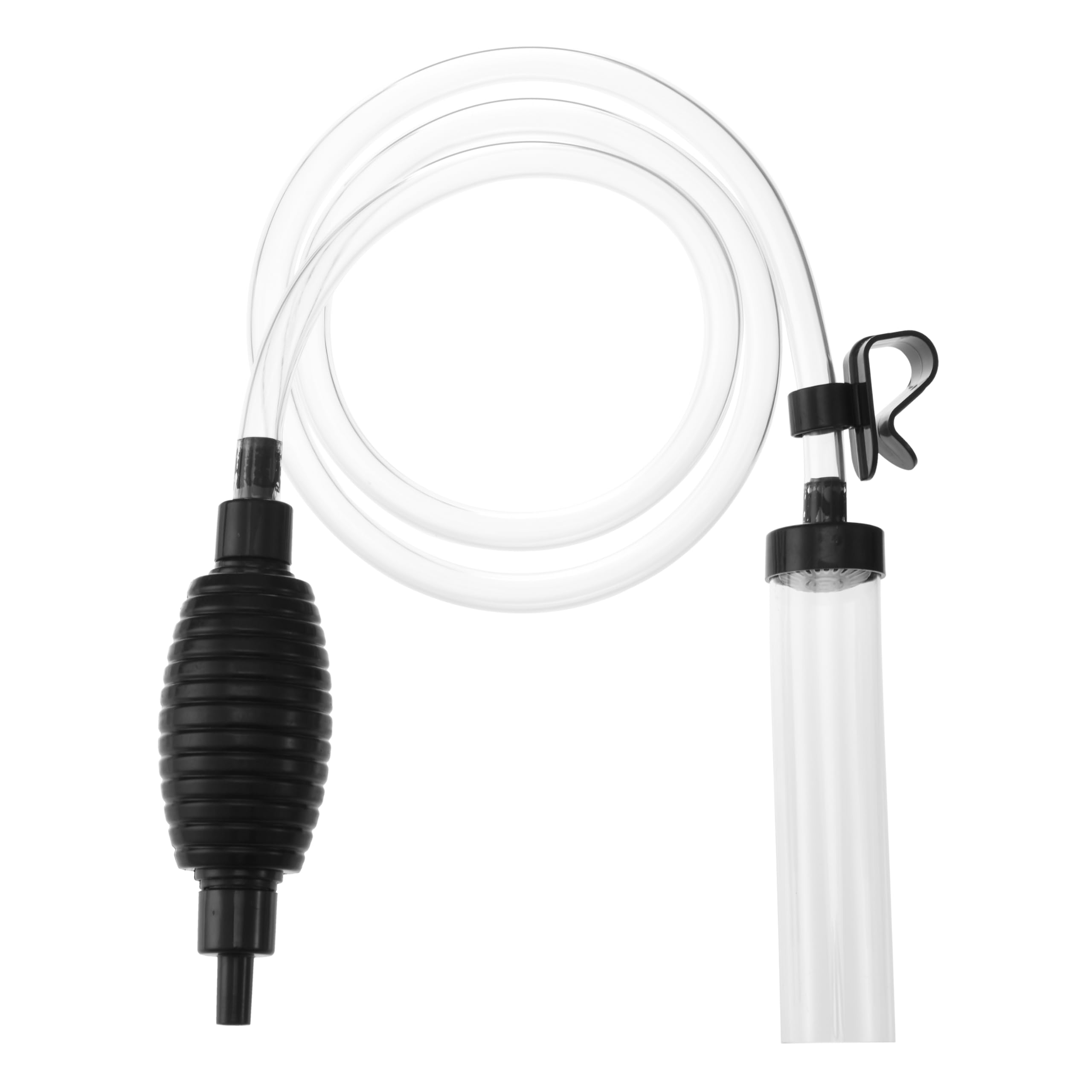 Seltomer 5ft Aquarium Siphon Vacuum Cleaner-Hand Siphon Pump Water Changer for Fish Tank Cleaning Gravel & Sand