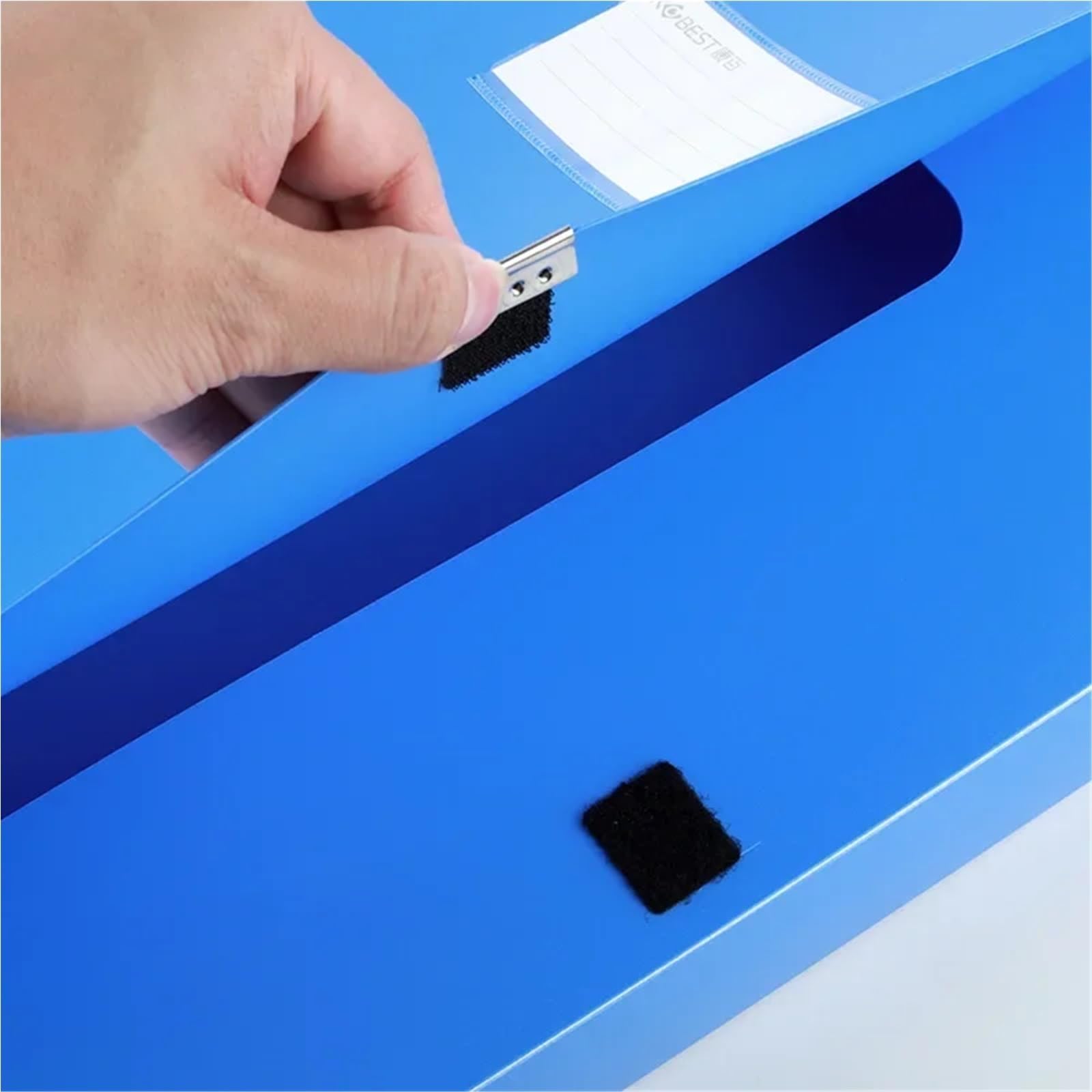 Scatola for documenti A3, scatola for for ufficio finanziario, for voucher contabili di grande capacità, archiviazione multifunzionale carta Per Ufficio, Casa e Scuola(Blue)