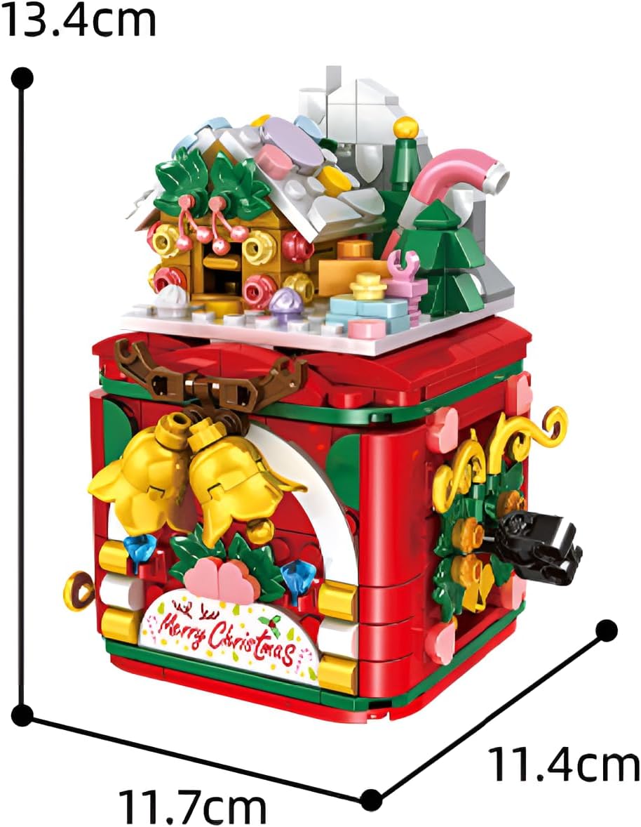 Box Building Set Mechanical Pop-Up Tree Surprise Bricks Kit image 2