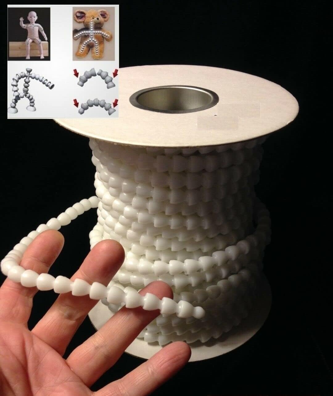 M03007x50FS Jeton Bulk Ball Socket Flexible Armature 1/8