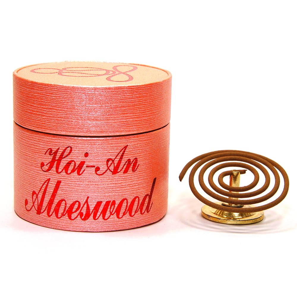 Vietnamese Hoi-an Aloeswood - 32 Pieces 2-Hour Coil - 100% Natural - G009Sr