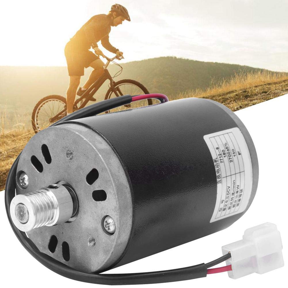 MAGT Motore Elettrico, 7712-8 220V 150W Motore Spazzola in Lega di Alluminio a Magneti Permanenti Motorino Spazzolato per Scooter Elettrico Controller Motore