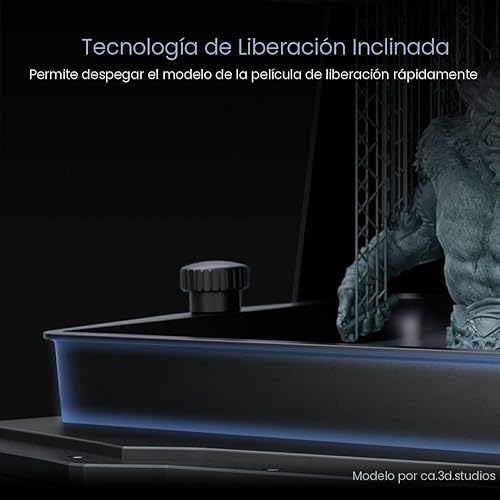 Miniatura 2 de ELEGOO Saturn 4 Ultra - Impresora 3D de resina de 12 K, con nivelación automática inteligente, LCD monocromático de 12 K de 10 pulgadas, velocidad