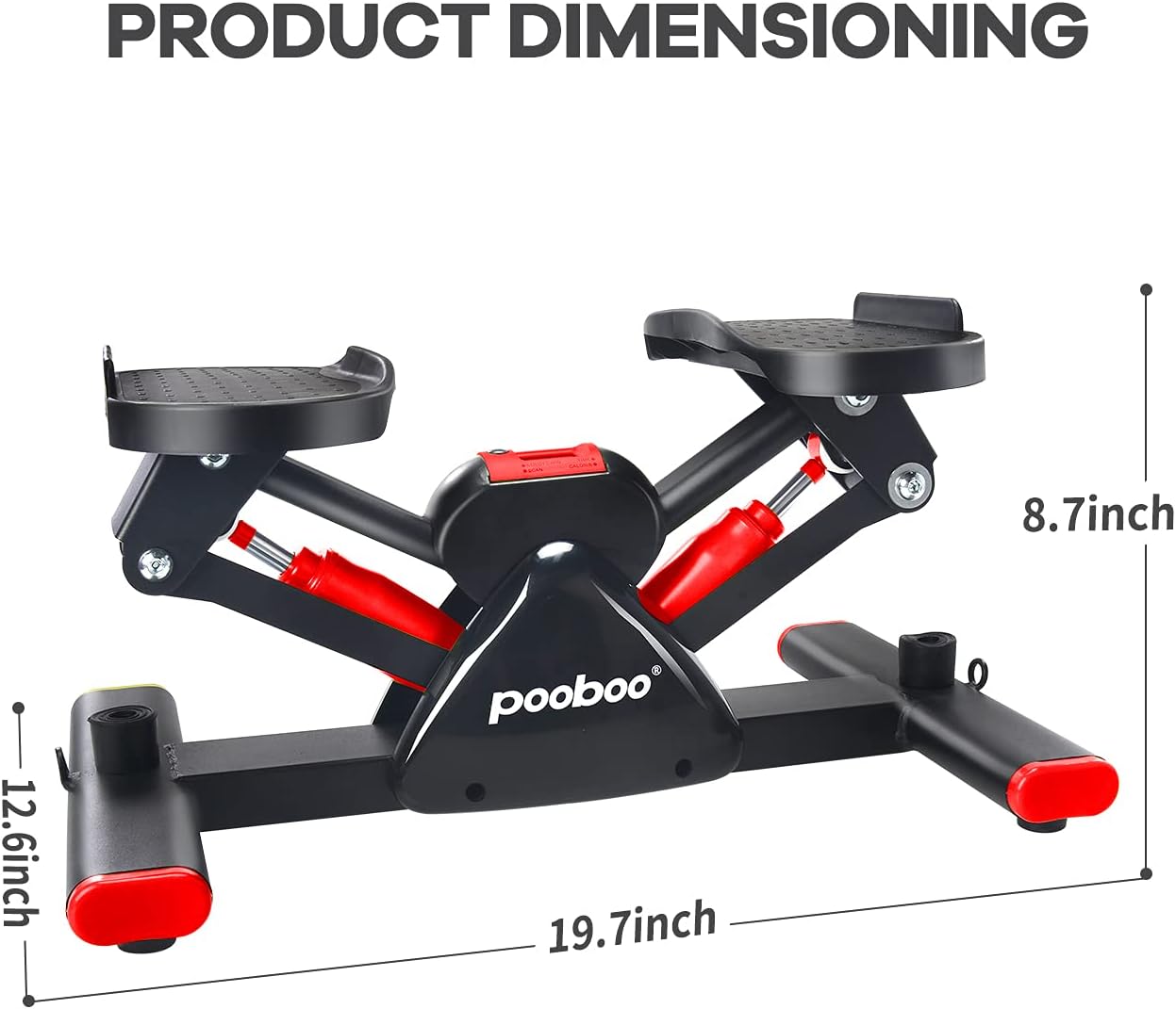 L NOW Adjustable Mini Stair Stepper Exercise Equipment Step Machine (S3) : Sports & Outdoors