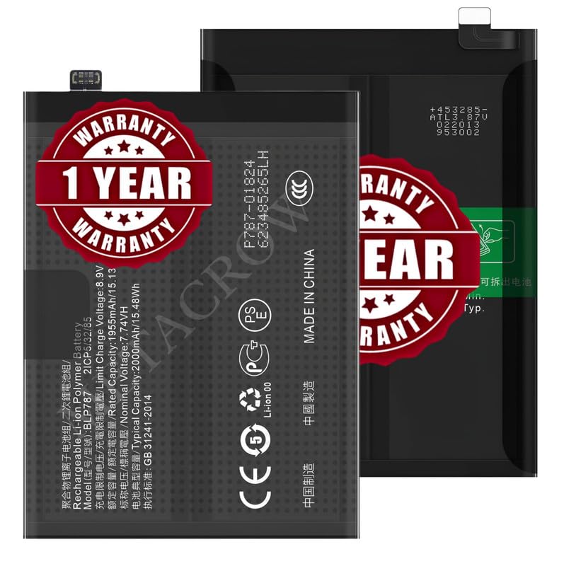 Image of Original BLP787 Battery Compatible for Oppo Reno 4 Pro 4G (CPH2109) | Reno 4 Pro 5G (CPH2089, PDNM00, PDNT00) - (4000mAh) - 1 Year Warranty BC45