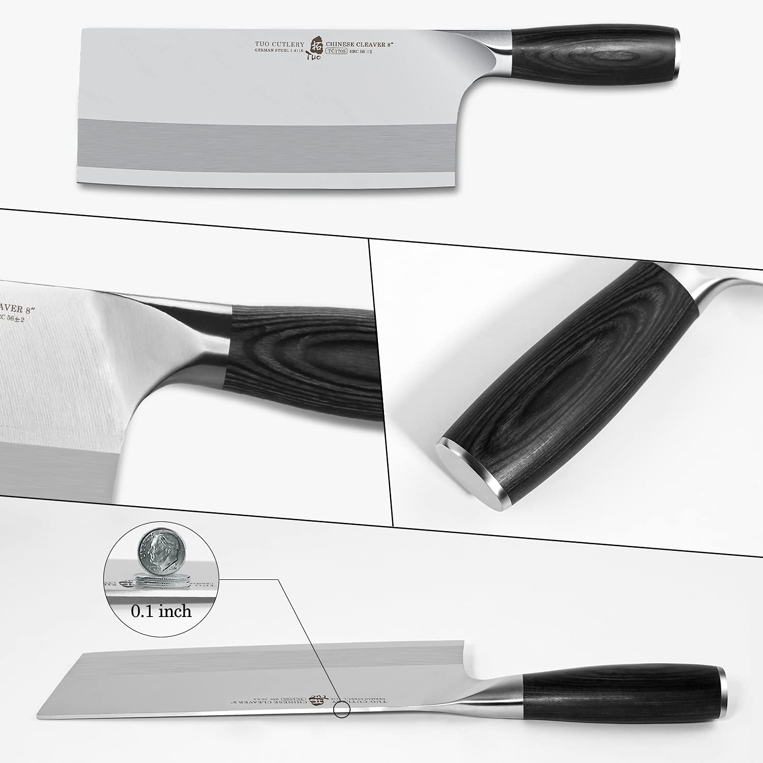 TUO Carving Knife 12 inch, Slicing Knife Brisket Knife, Meat Knife with High Carbon German Stainless Steel, Ergonomic Pakkawood Handle, Full Tang with Gift Box, Goshawk Series