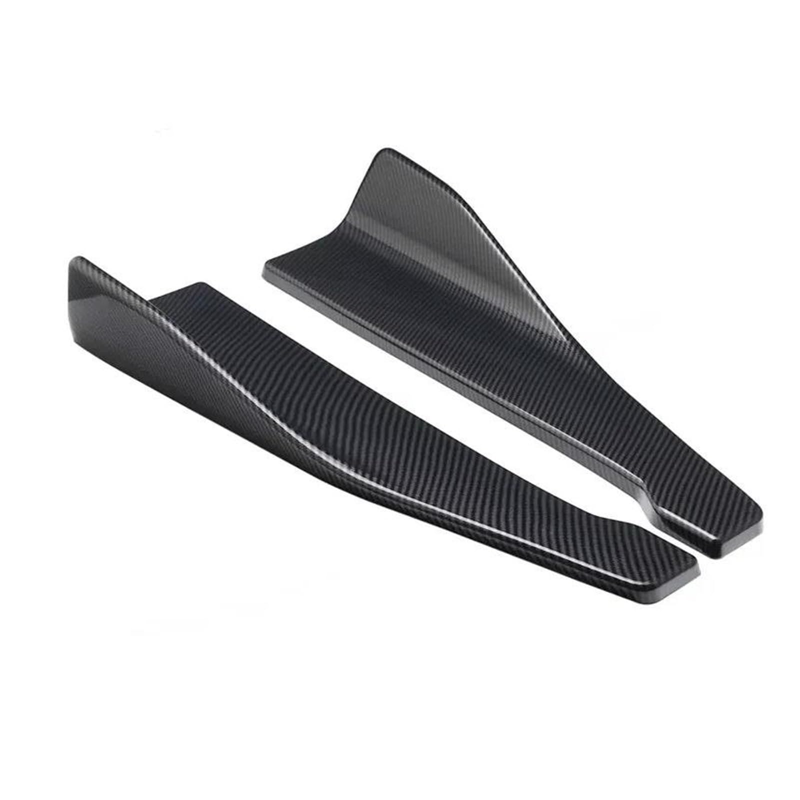 Splitter Labbro di Estensione della Minigonna Protezione Spoiler Paraurti Gonna Laterale per R&enault per Clio 5(Carbonio)