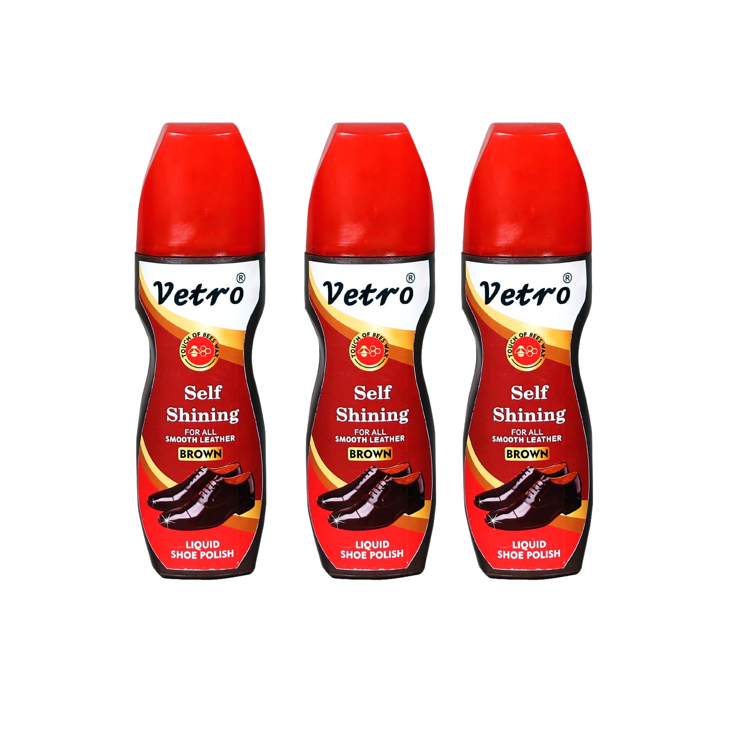 Vetro India Store Liquid Shoe Polish - (3pcs 240 ml) (Brown+Tan+Black, 3) (Brown+Brown+Brown) (B0CHPBXNJ6) Amazon Price History, Amazon Price Tracker